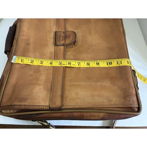 Vintage Hartmann Tan Leather Garment Bag (Rare) - Picture 15 of 16
